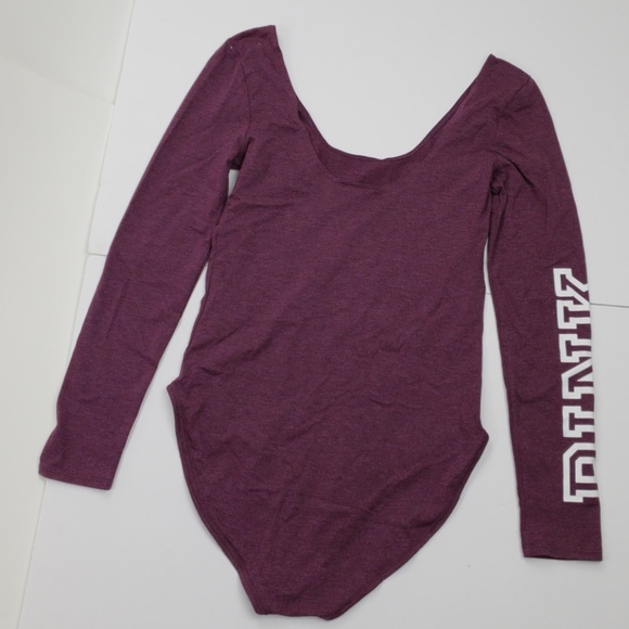 Pink Victoria's Secret long sleeved bodysuit NWT - Picture 4 of 6